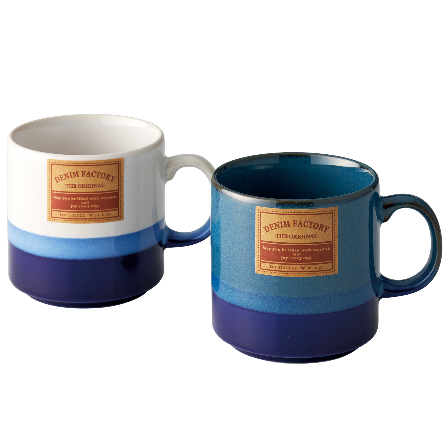 Denim Factory ペアマグカップ【マグカップ2個セット/美濃焼】