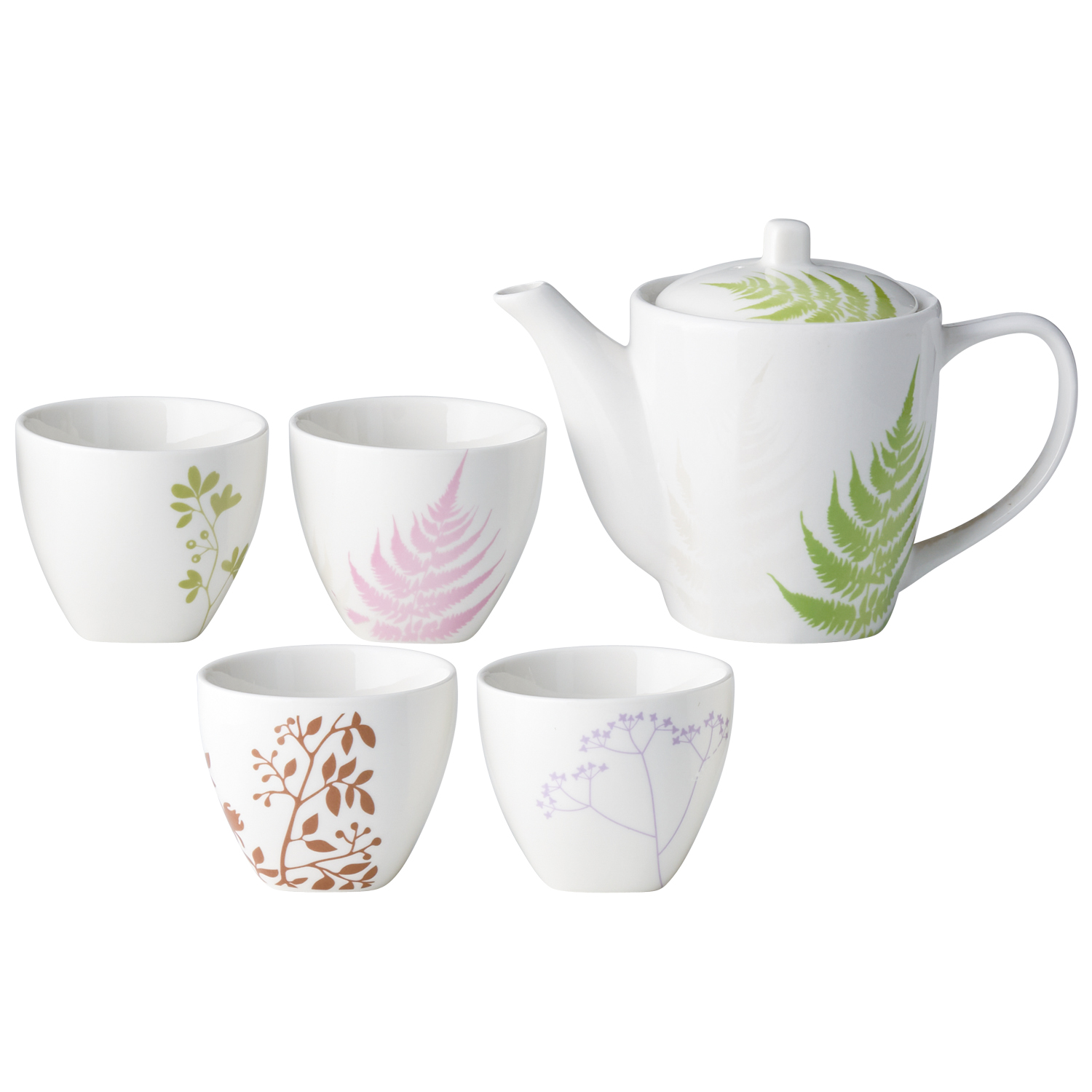 Foret　茶器セット【ポット/カップ/5点セット】