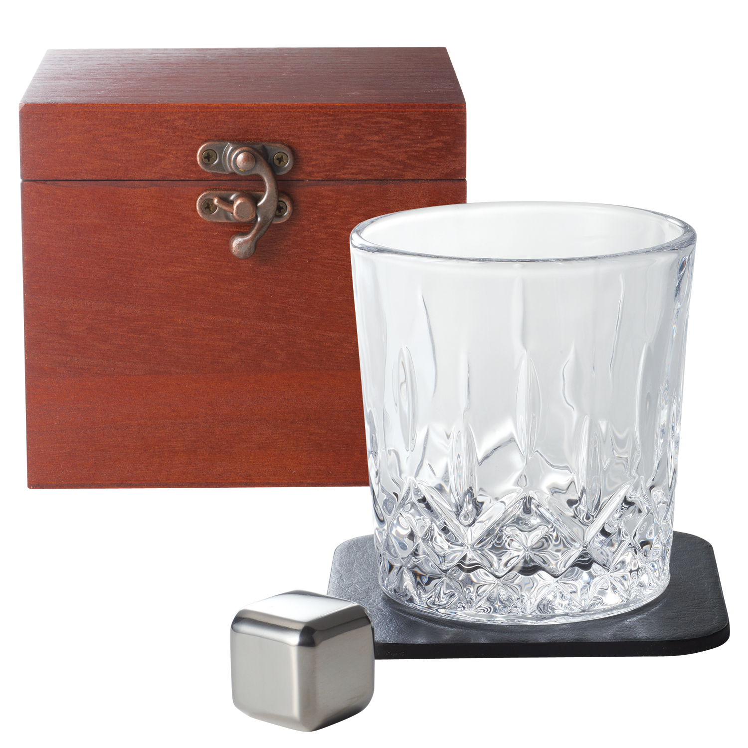 煌 -kirameki-　箱入ロックグラス【グラス/溶けない氷/コースター/BOX/4点セット】