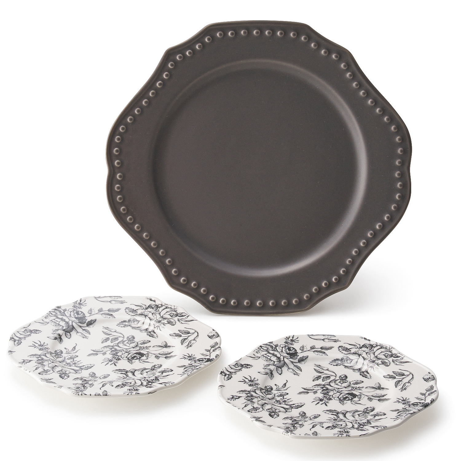 Routine-ルティーネ-　プレートセット【大皿/中皿/3枚セット】