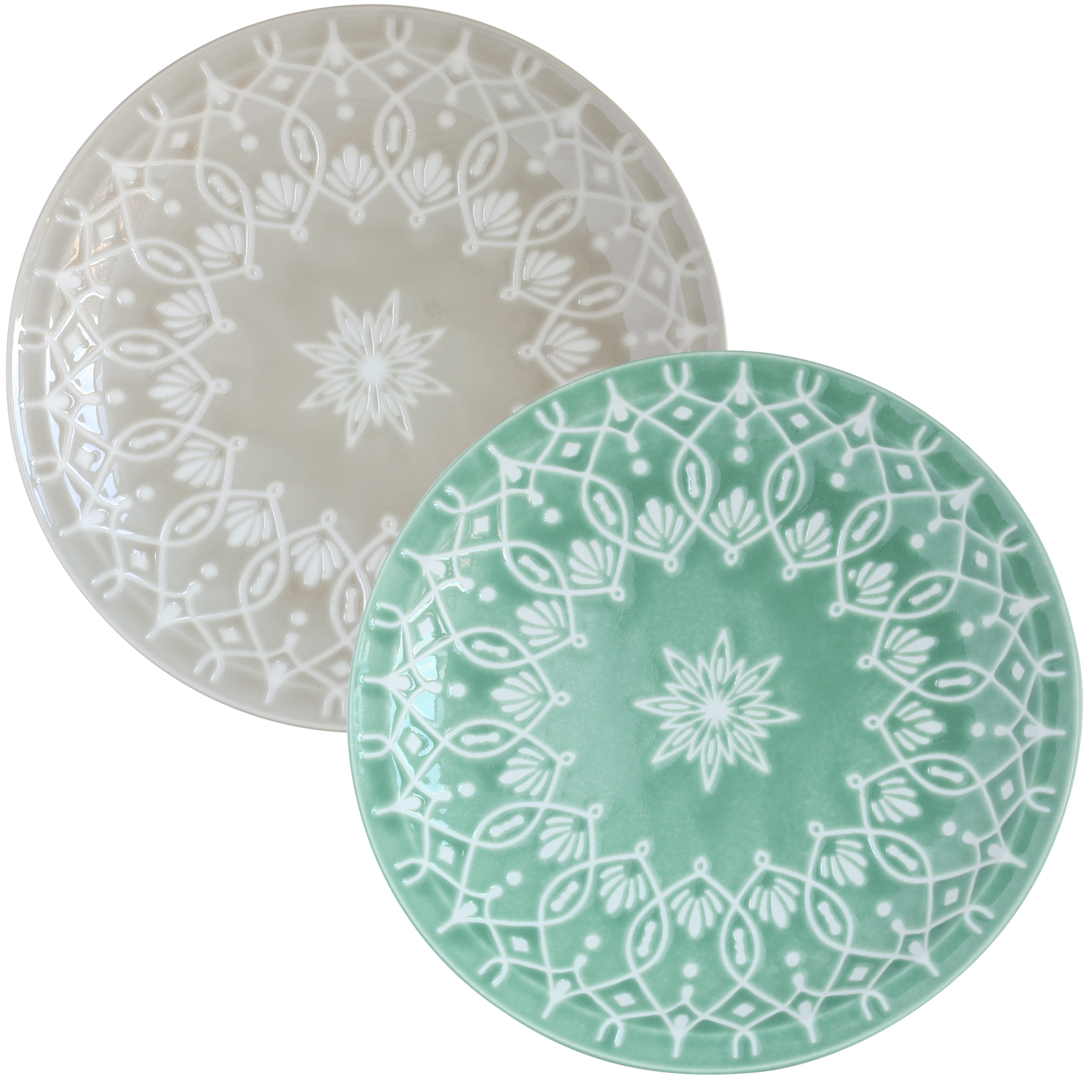 Stella　ペアプレートA【大皿/2枚セット/美濃焼】