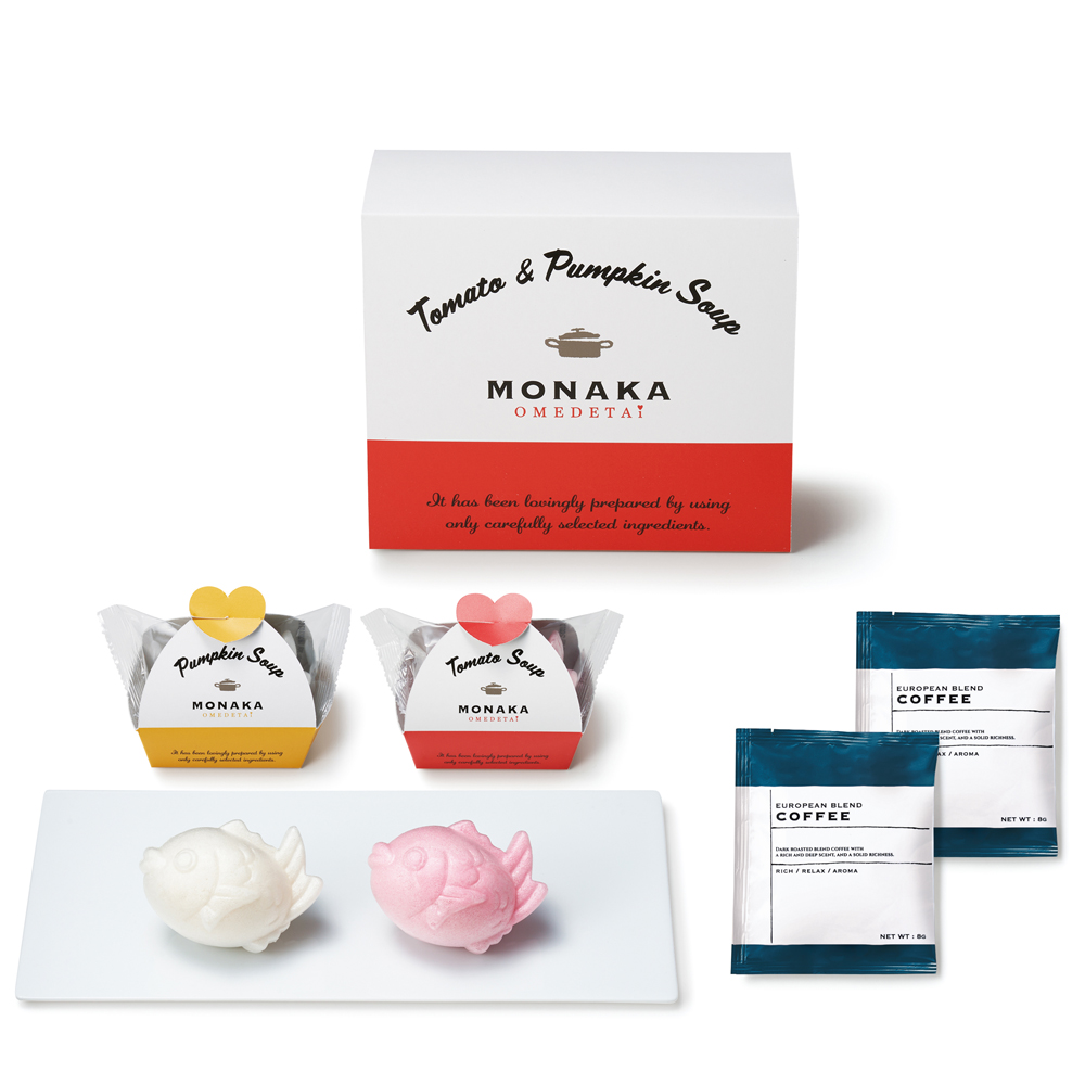 OMEDETAiづくし スープ＆カフェ【スープ最中/コーヒー】