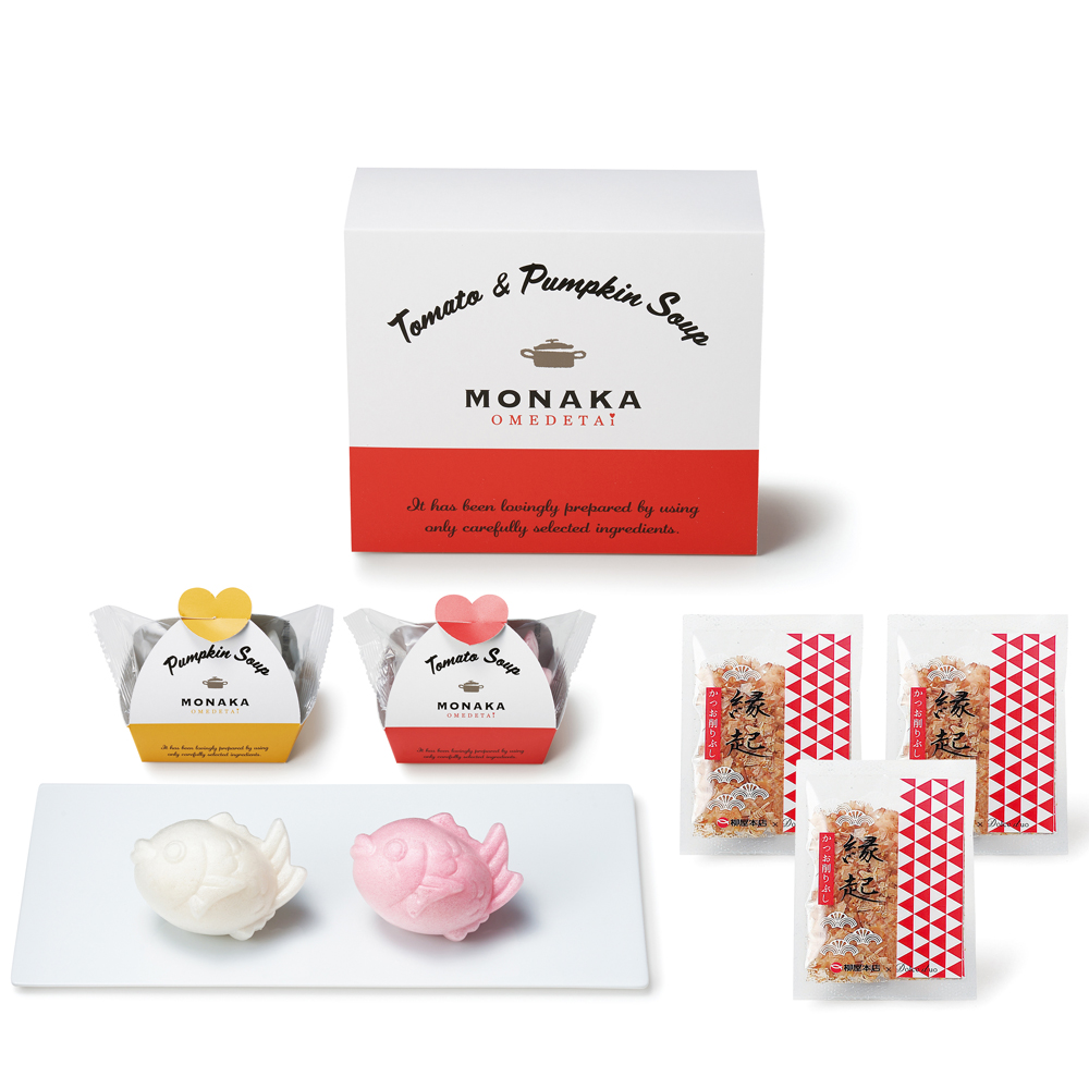 OMEDETAiづくし スープセット【スープ最中/かつお節】