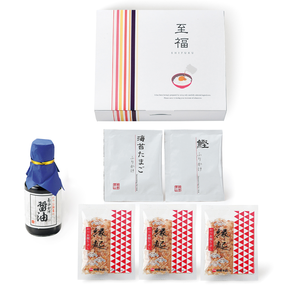 TKGで至福のひととき【玉子かけ醤油/ふりかけ/かつお節】