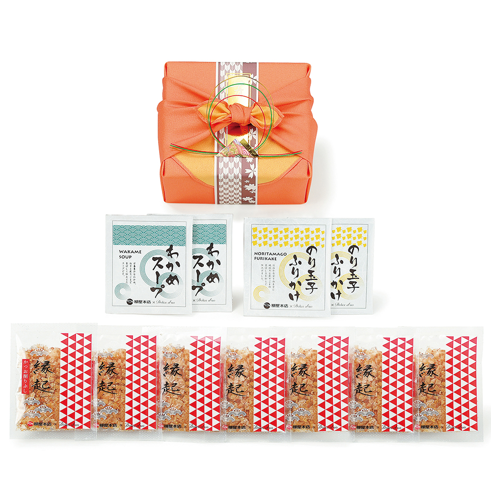 幸せ夢づつみ04【かつお節/ふりかけ/スープ/風呂敷】