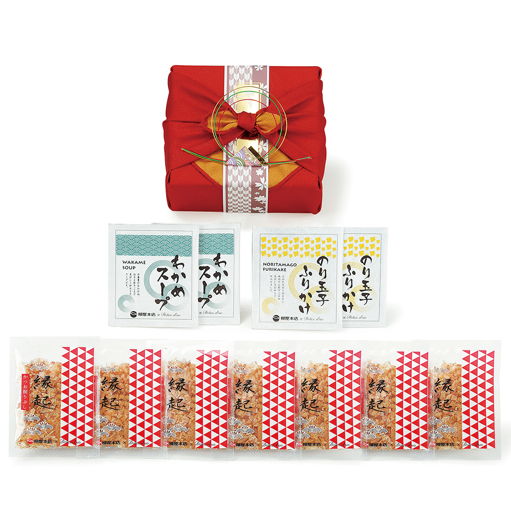 幸せ夢づつみ03【かつお節/ふりかけ/スープ/風呂敷】