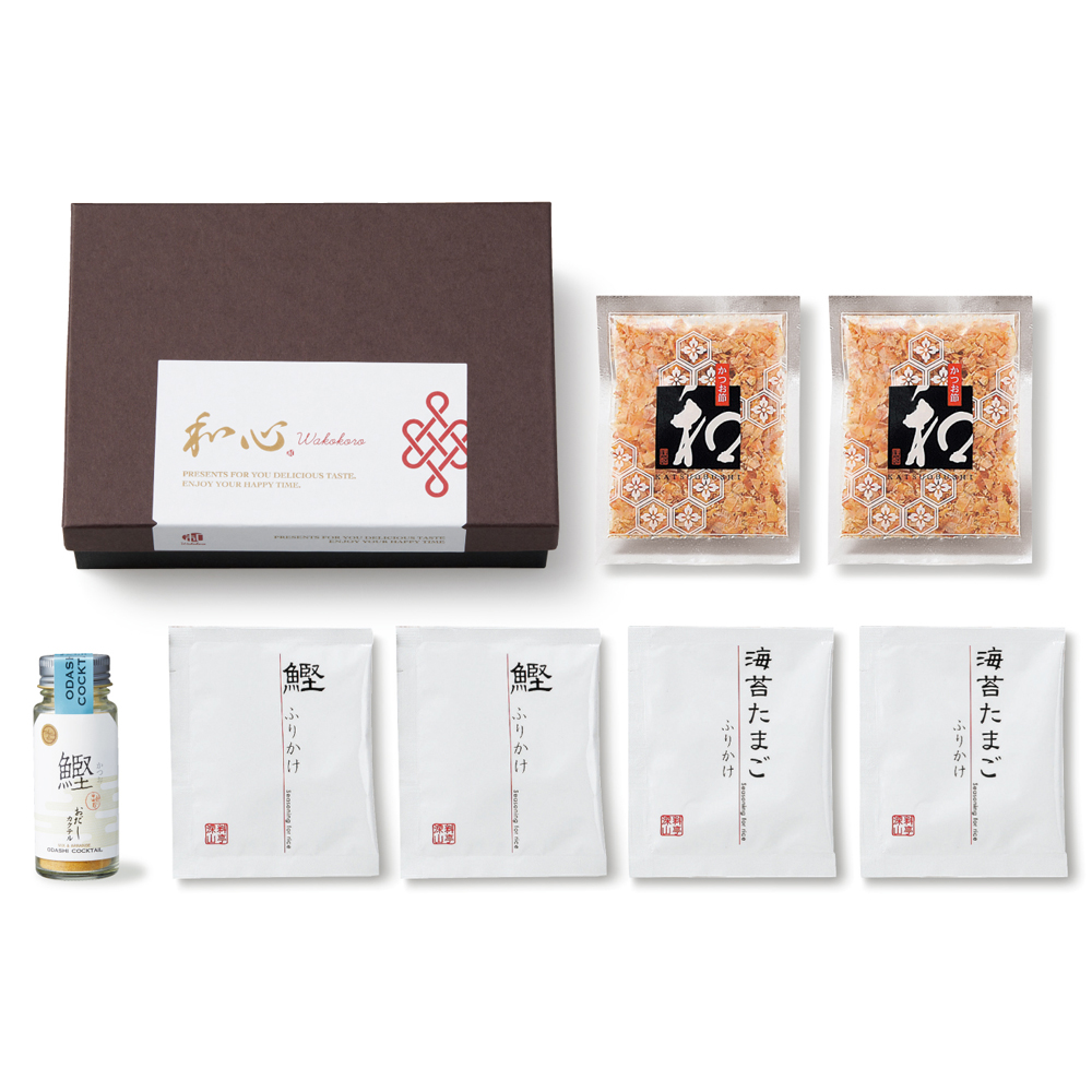 おだしカクテル(鰹）と和の詰め合せ【だしカクテル/かつお節/ふりかけ】