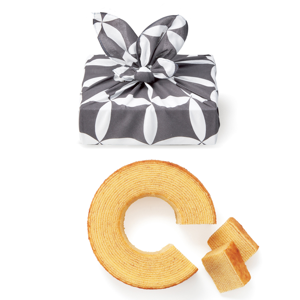 結心-yui-幸せの輪(七宝）【バウムクーヘン/風呂敷】