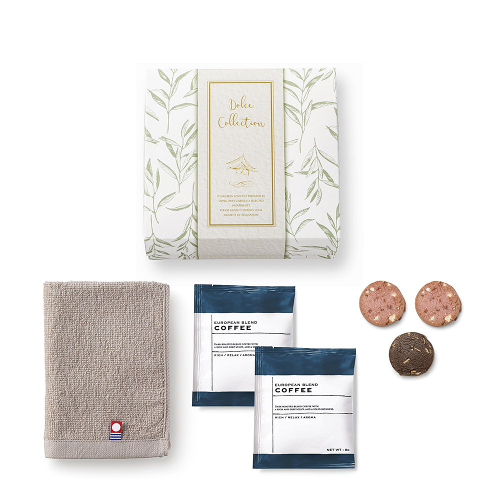 王道スイーツ＆今治タオル(ナチュール）【今治タオル/クッキー/コーヒー】