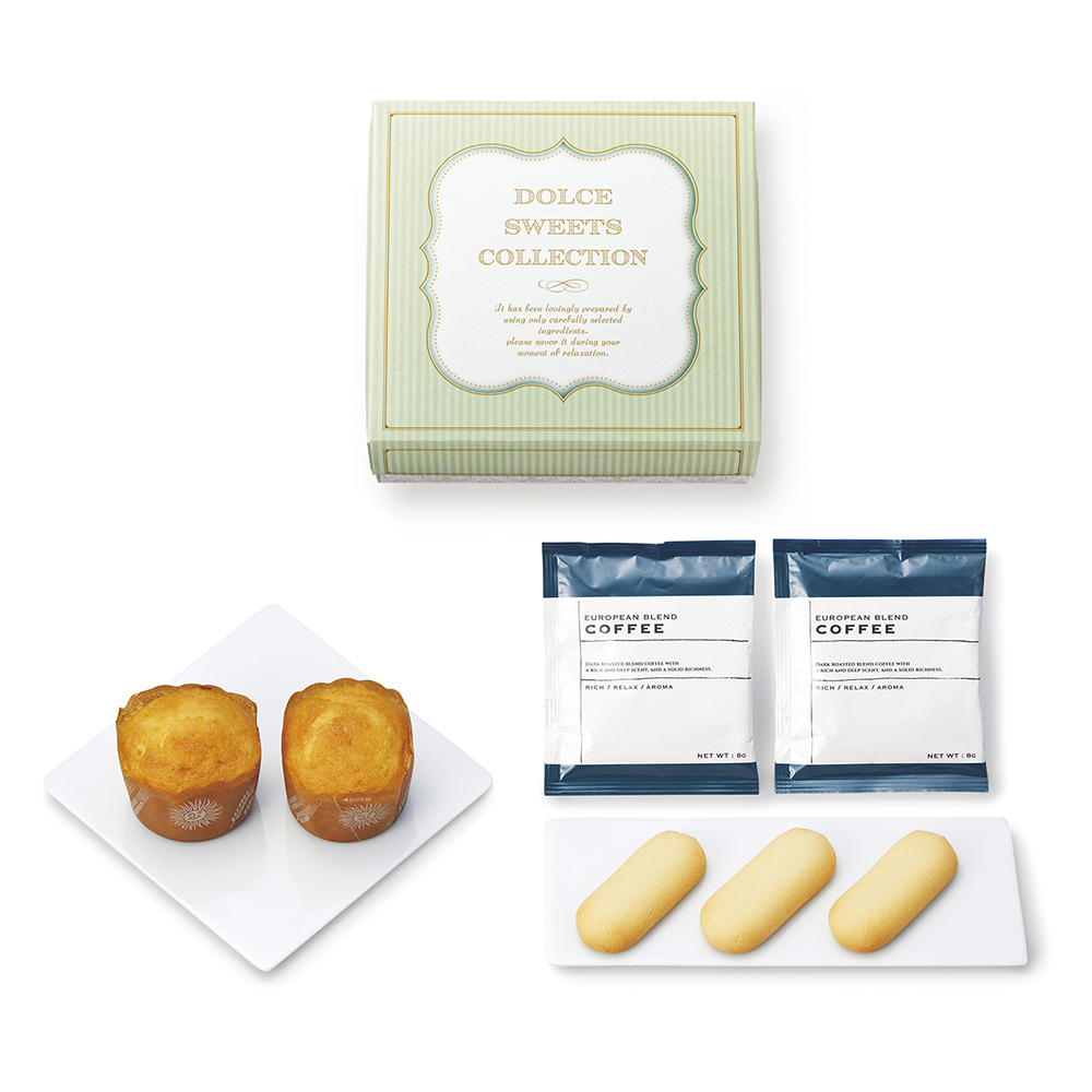 マフィン＆カフェスイーツ04（グリーン）【マフィン/クッキー/コーヒー】